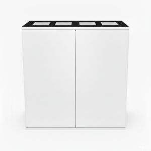 Cube Cabinet L45xW27xH80 White